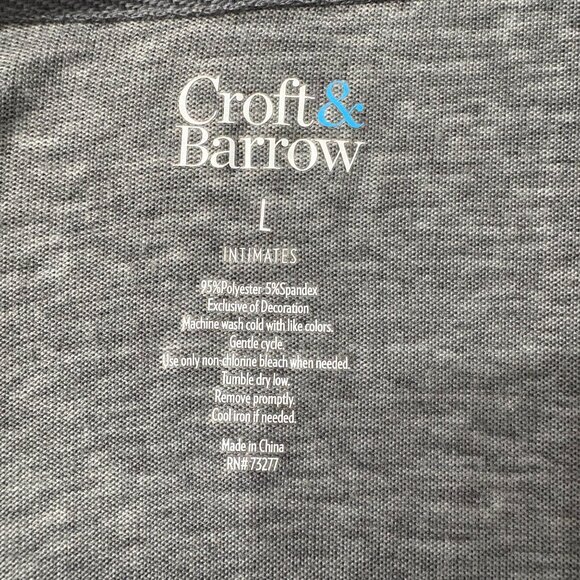 Gray Open Front Cardigan Sweater With Pockets Comfortable Loungewear Womens L - Picture 5 of 9